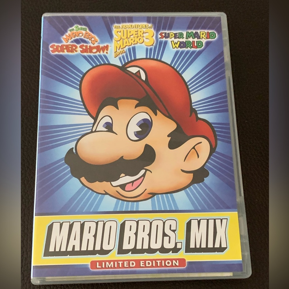 Super Mario Brothers: Mega Mario Mix DVD Animated Cartoon Nintendo